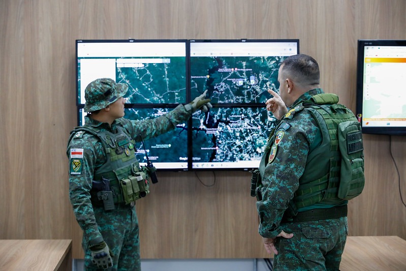 sala Batalhão de Policiamento Ambiental intensifica monitoramento e combate às queimadas no Amazonas